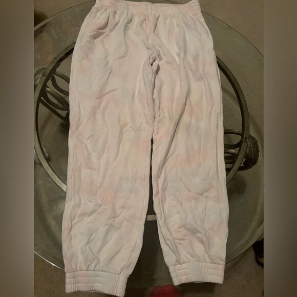 Victoria’s Secret Pink light peach pink ombre sweatpant joggers - Picture 1 of 4